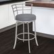 Armen Living Viper Grey 26" Counter Swivel Stool-3