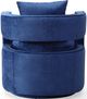 TOV Furniture Kennedy Navy Swivel Chair-2