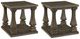 Signature Design by Ashley® Johnelle 2-Piece Weathered Gray End Table Set-0