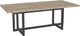 Amisco Customizable Ezra 84" Rectangular Extendable Table with Decorative Bolts, 1.5" Solid Birch Top and 2 Leaves-0