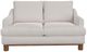 International Furniture Direct Olimpia White Loveseat-2