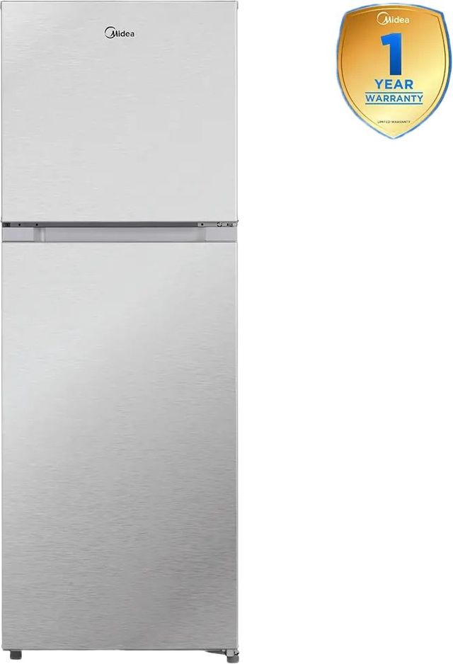 Midea® 22" 10.1 Cu. Ft. Stainless Steel Look Counter Depth Top Freezer Refrigerator-2