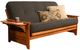 Kodiak Furniture Phoenix Barbados/Linen Charcoal Full Futon with Mattress-0