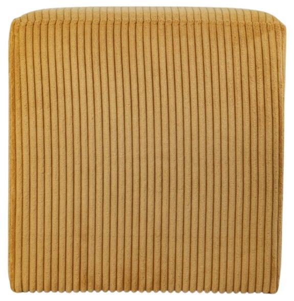 Meridian Furniture Roy Yellow Square Ottoman-2