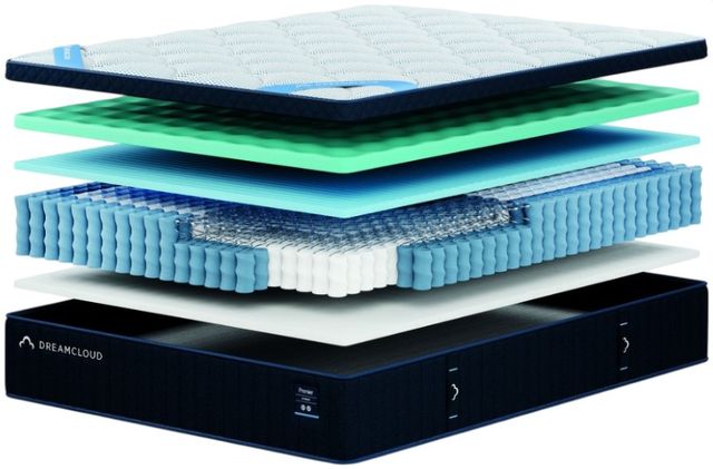 DreamCloud Premier 4.0 Hybrid 13" Plush Euro Top Twin Mattress in a Box-2