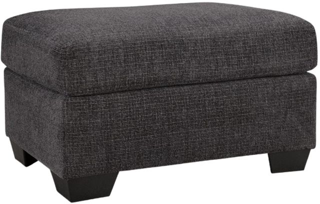 Benchcraft® Loreo Ebony Ottoman-0