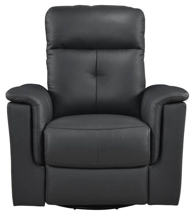Homelegance® Bristow Black Manual Swivel Glider Reclining Chair-2