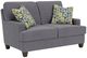 Flexsteel® Moxy Gray Ash Loveseat-0