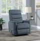 New Classic® Home Furnishings Takami Blue Manual Swivel Recliner-1