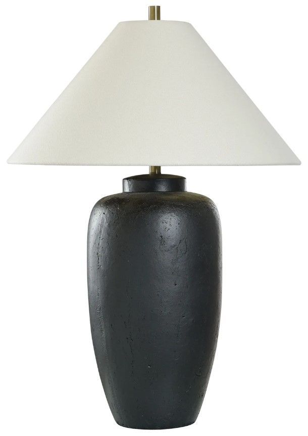 Harp & Finial® Bandzi Matte Black Table Lamp-0