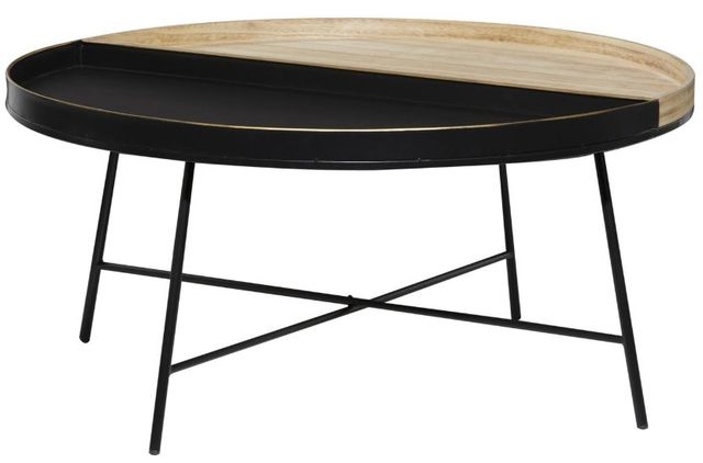 Deco Marche Black Two-Toned Coffee Table-0