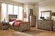 Signature Design by Ashley® Trinell Brown Youth Full Panel Bed with 2 Storage Drawers-2
