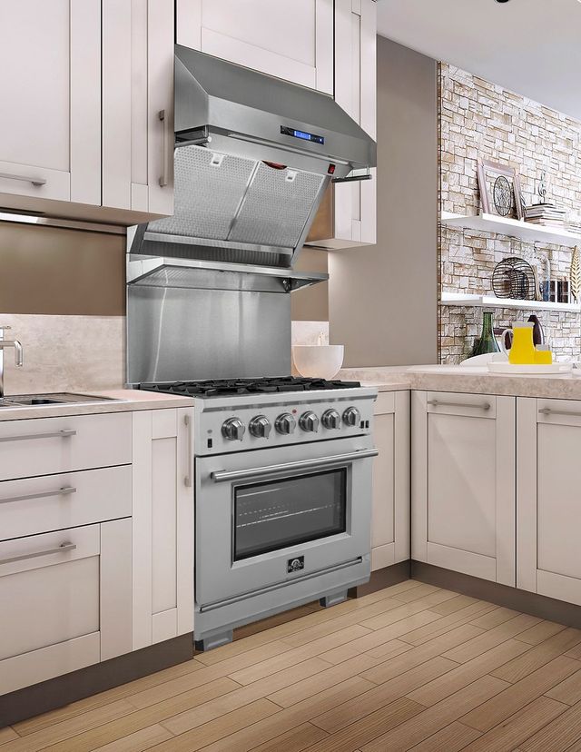 FORNO® Alta Qualita 30" Stainless Steel Freestanding Gas Range-8