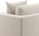 Dovetail Furniture Erica 3-Piece Glendale Taupe Right-Arm Facing Sofa Sectional and Chaise-4