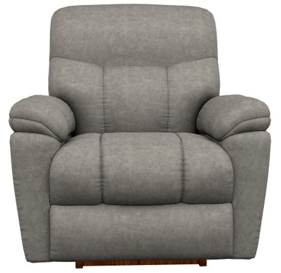 La-Z-Boy® Morrison Charcoal Power Rocking Recliner with Headrest and Lumbar-1