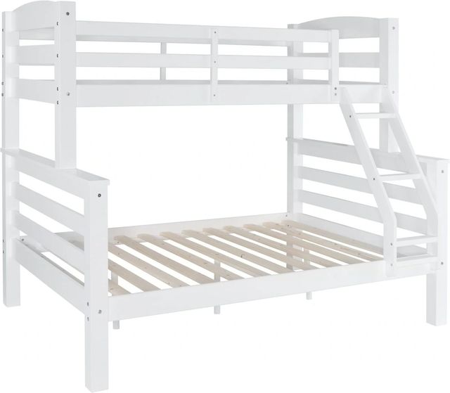 Powell® Porter White Twin/Full Bunk Bed-0