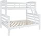 Powell® Porter White Twin/Full Bunk Bed-0