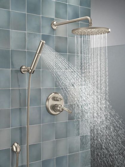 Delta Bonacci™ 14 Series Lumicoat® Stainless 3-Setting Integrated Diverter Trim-3