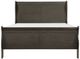 Mazin Furniture Mayville Stained Gray Twin Sleigh Bed-0