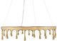 Currey & Company Sasha Bikoff Liquid Gold Polished Brass Chandelier-2