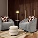 TOV Furniture Rory Gray Swivel Accent Chair-1