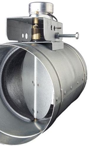 Best® 8" Automatic Make-Up Air Damper-1