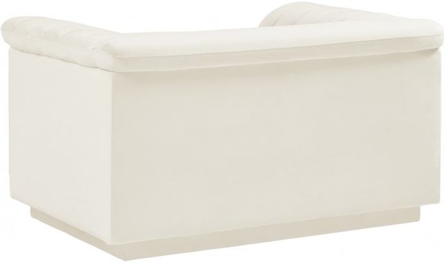 Meridian Furniture Cascade Cream Velvet Fabric Chair-2