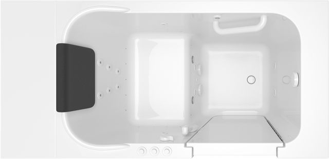 American Standard Premium Series White Walk-In Alcove Combination Bathtub-2