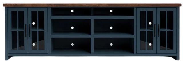 Legends Home Nantucket Blue Denim 96" TV Console-3