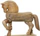 StyleCraft Brown Horse Statue-1
