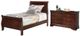Signature Design by Ashley® Alisdair 2-Piece Dark Brown Twin Sleigh Bed Set-0