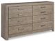Signature Design by Ashley® Culverbach 5-Piece Gray Queen Panel Bed Set-2