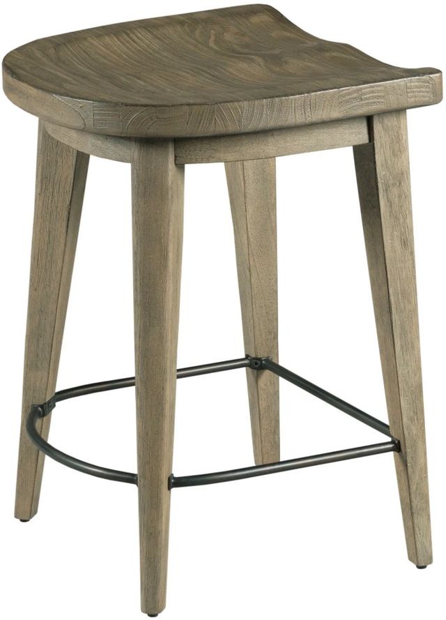 Hammary® Sanbern Soft Distressed Brown Barstool-2