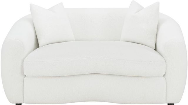 Coaster® Isabella White Loveseat-1