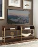 Riverside Furniture Dekker Brown Console Table with Metal Framework-3