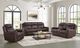 Elements International Panther Neono Brown Manual Glider Recliner-1