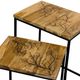 StyleCraft 2-Piece Black/Brown Winter Side Table Set-1