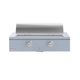 Caliber™ Rockwell Social 42" 2-Burner Bluestone Built-In Natural Gas Grill with Polished Chrome Hardware-1