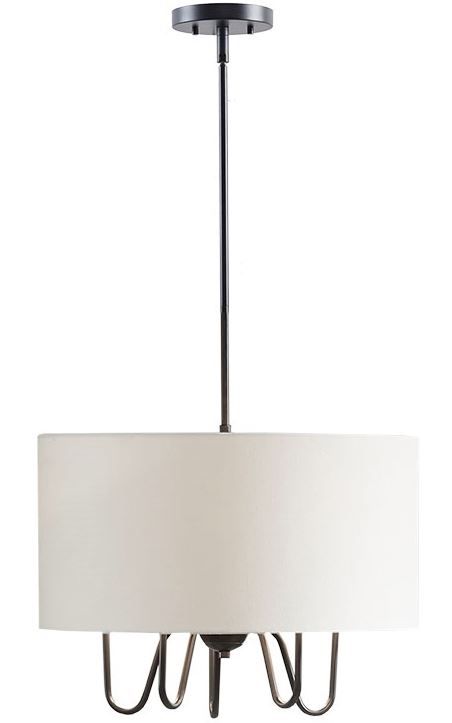 Olliix by Martha Stewart Ellis Black/White Chandelier-0