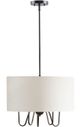 Olliix by Martha Stewart Ellis Black/White Chandelier-0