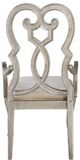 ACME Furniture Esteban 2-Piece Antique Champagne/Ivory Arm Chair Set-3