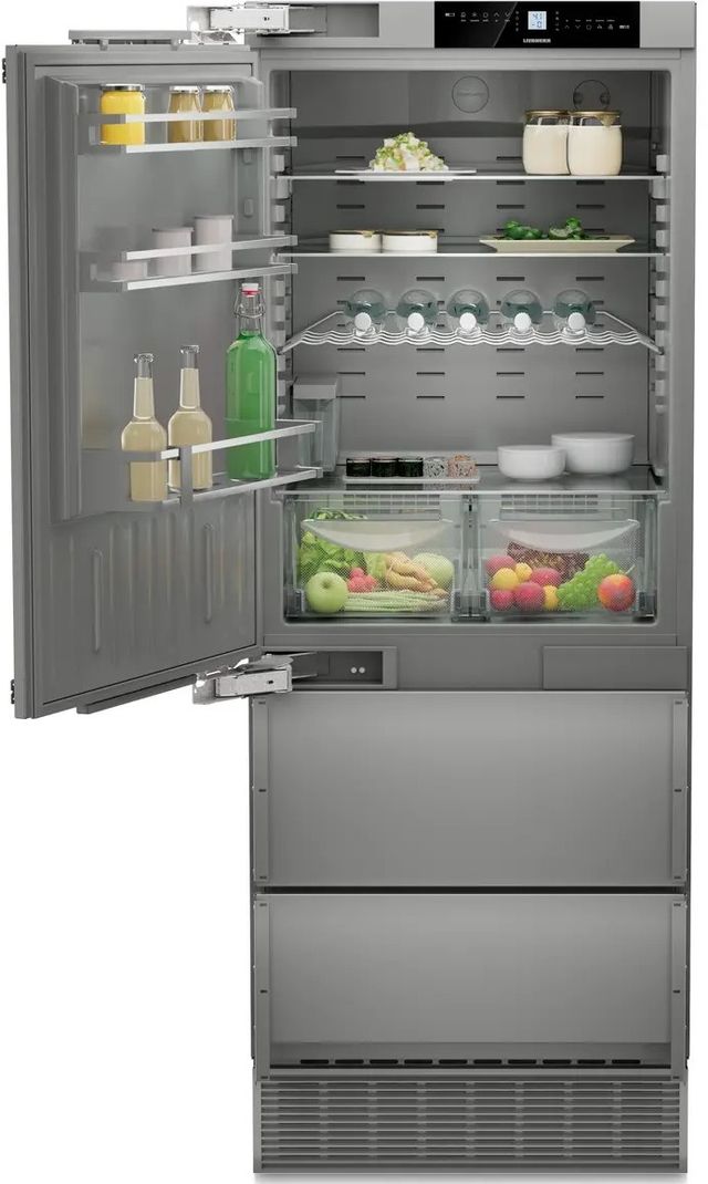 Liebherr 30 in. 14.1 Cu. Ft. Panel Ready Built In Counter Depth Bottom Freezer Refrigerator-1