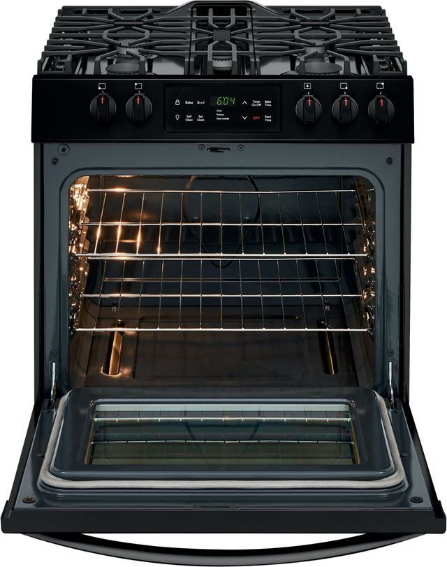 Frigidaire® 30" Black Free Standing Gas Range-1