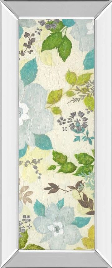 Classy Art Fragrant Garden II by Tava Studios Mirror Framed Wall Art-0
