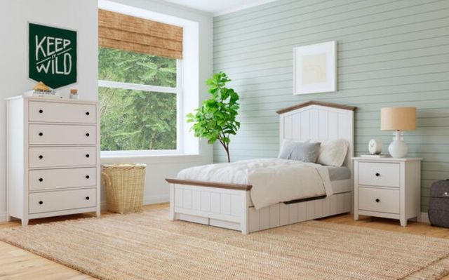 Westwood Design Lodge Series Cookies and Cream Twin Youth Panel Bed-0