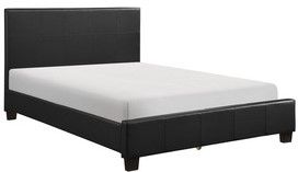 Mazin Furniture Lorenzi Black Eastern King Bed-2