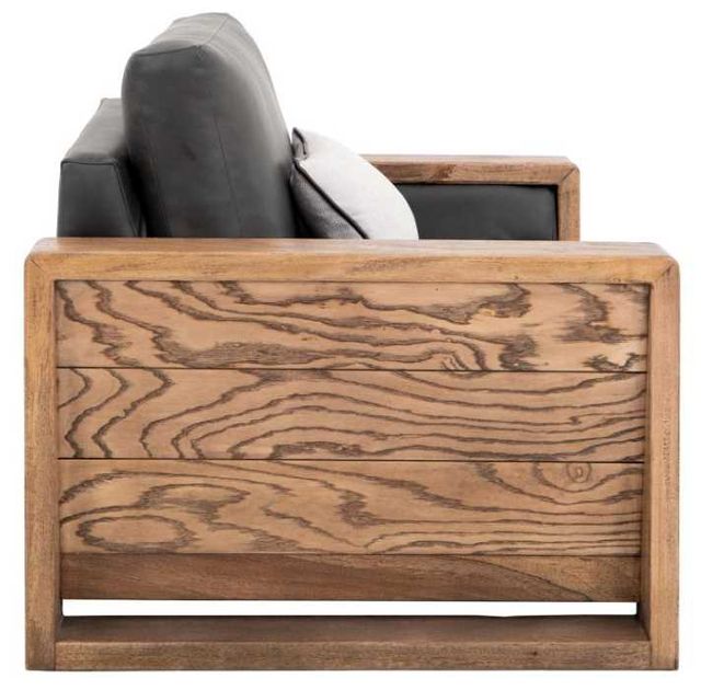 International Furniture Direct Ancora Brown/Stained Brown Accent Chair-3