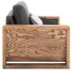 International Furniture Direct Ancora Brown/Stained Brown Accent Chair-3