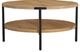 Flexsteel® Millwork Black/Umber Round Coffee Table-2