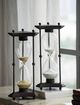 A & B Home Thetis Black/White 60-Minute Hourglass with Iron Stand-3